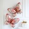 Pink Butterfly Balloons 4 Pieces 40inch Pink Gold Butterfly Foil Mylar Balloons for Butterfly Themed Party Wedding Birthday Baby Shower Party Decoration (Pink-4pcs)